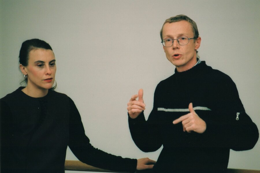 zleva: Gina Tornatore, Marek Pokorný